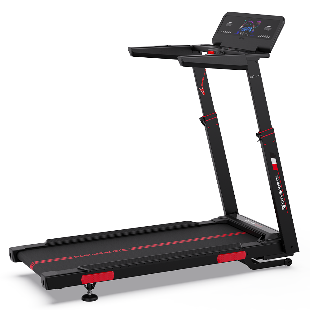 CITYSPORTS NB2-AI  with Bosch Motor  — Treadmill 3700W, 1–16,5 km/h, 15 levels elec | Foldable, Black